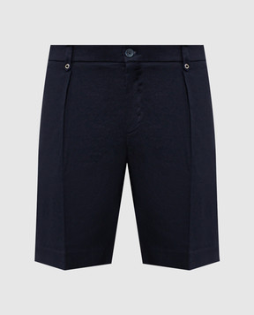 Stefano Ricci Blue linen shorts M1T6100180LCTL1U