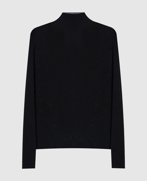Twinset Black ribbed wool golf 262TT3223