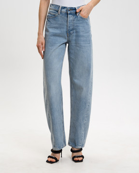 Alexander Wang Blue banana jeans with crystals 4DC1264943