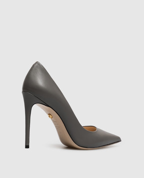 Babe Pay Pls Gray leather shoes 201119KO