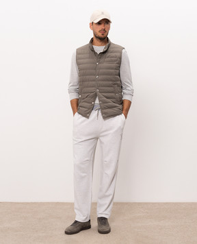 Brunello Cucinelli Gray down vest MV4081711