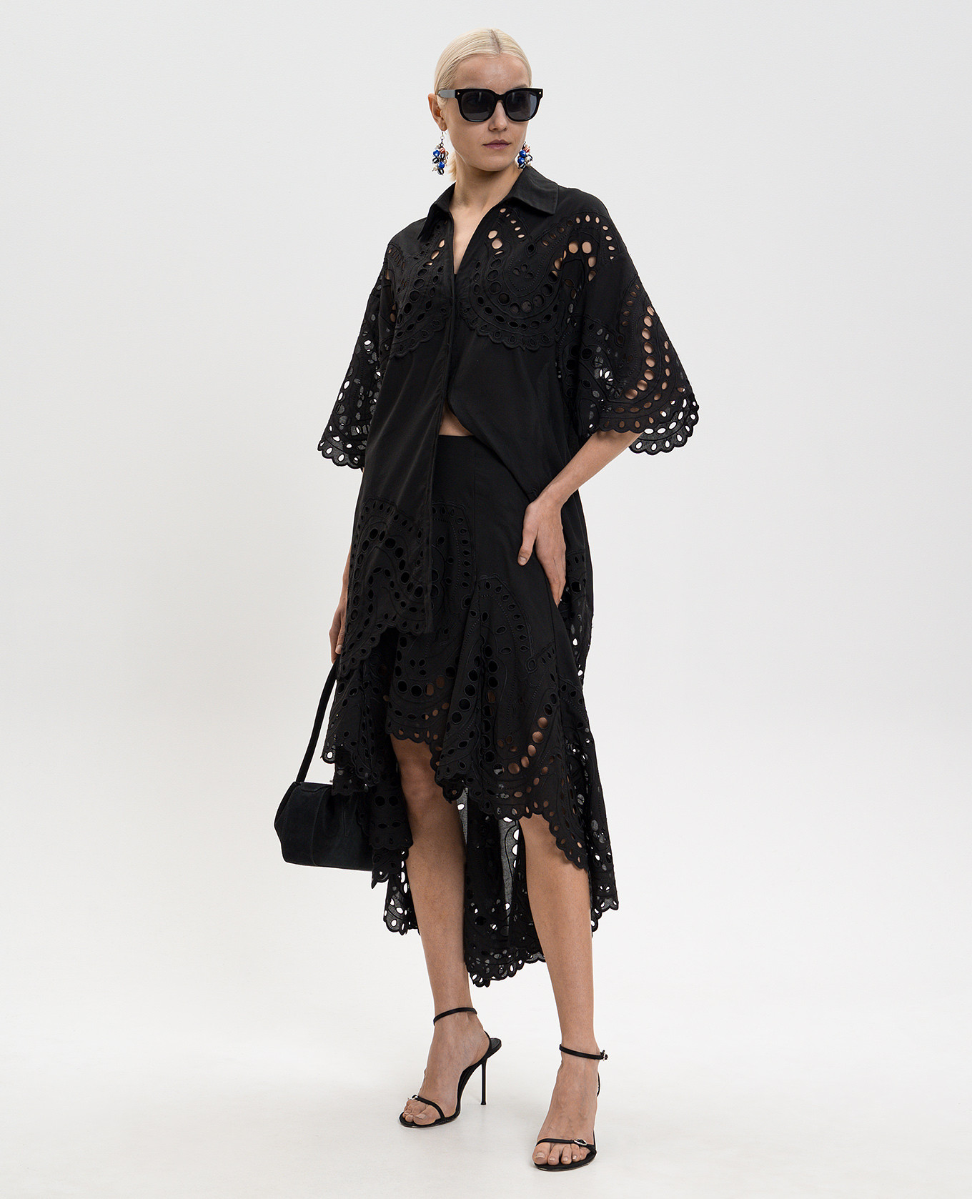 

Tao black long blouse Charo Ruiz