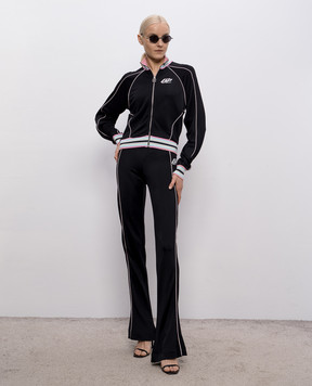 Off-White Black Fluid Track Sweatpants 2CJ00AS26JER001