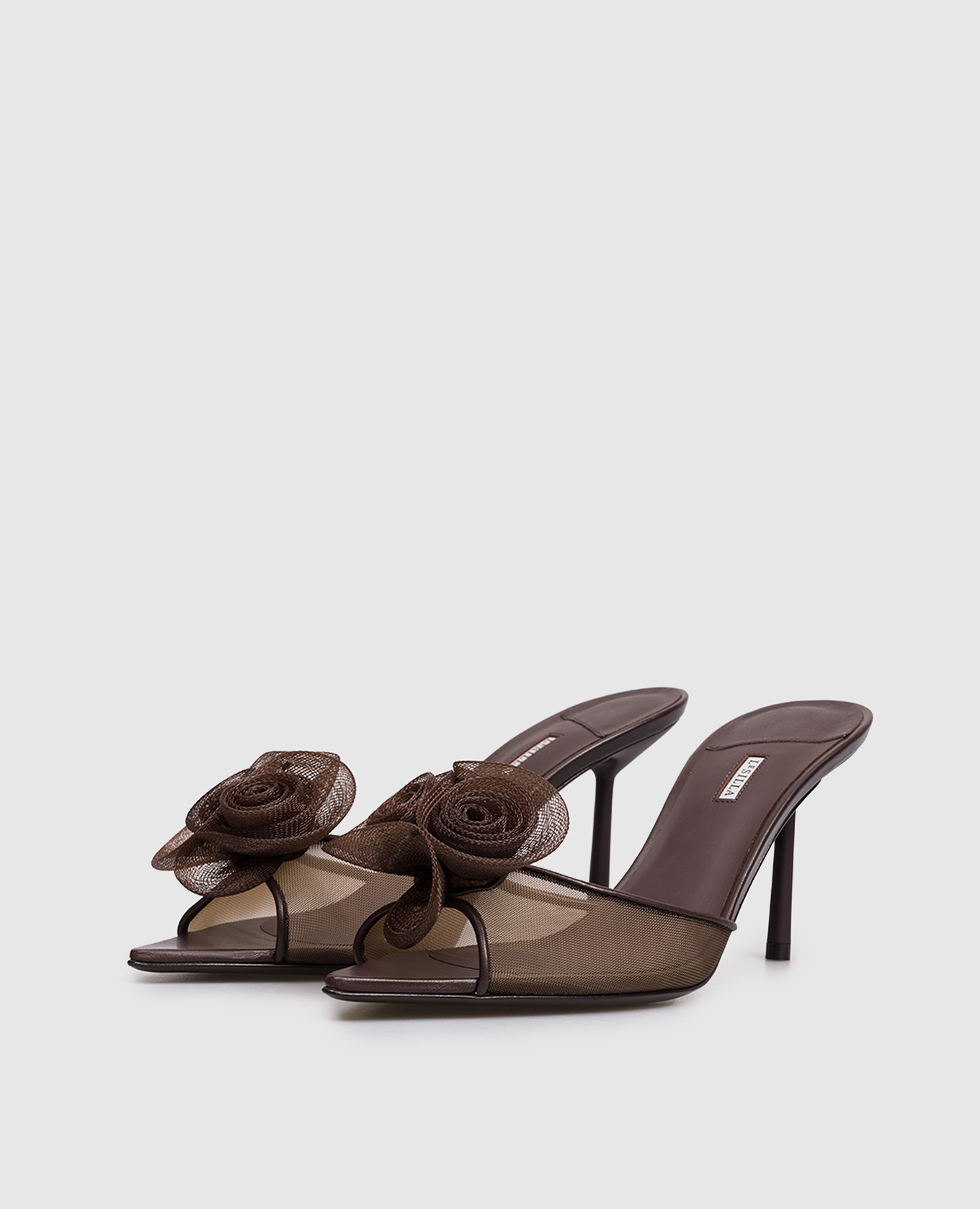 

Brown mules ROSE Le Silla