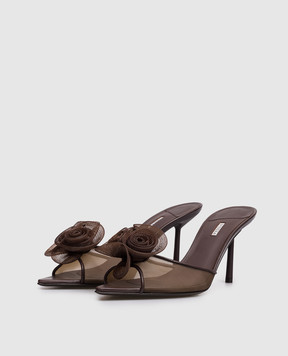 Le Silla Brown mules ROSE 5306D080BXPPNEM