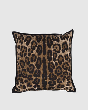 Dolce&Gabbana Decorative pillow in leopard print TCE001TCAA6
