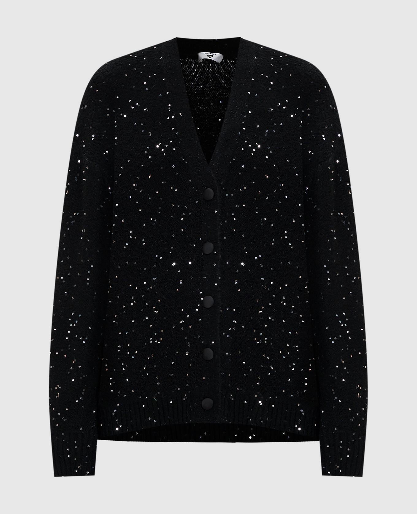 

Black cardigan with sequins Twinset