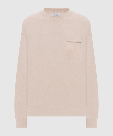 Beige cashmere jumper