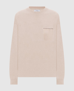 Peserico Beige cashmere jumper A99212F12K09010