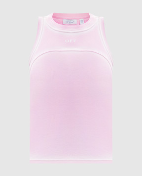 Off-White Pink Spray T-shirt with logo print 2AD236S26JER001