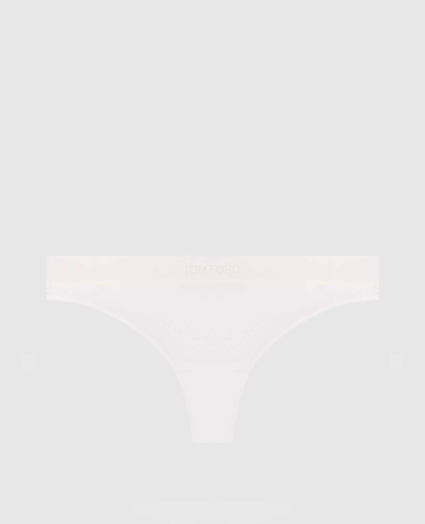 

White thong panties with logo pattern Tom Ford