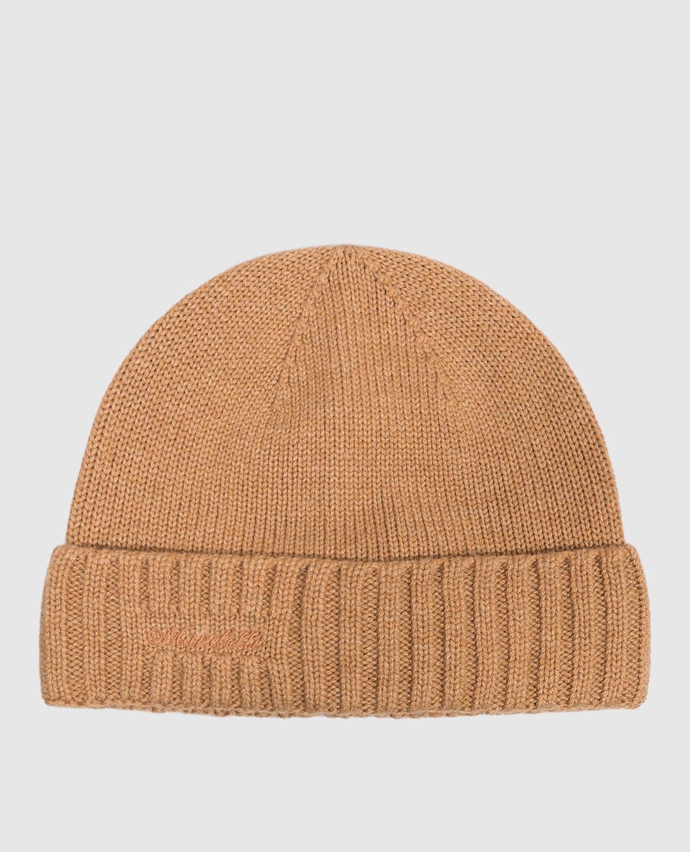 Brown cashmere hat