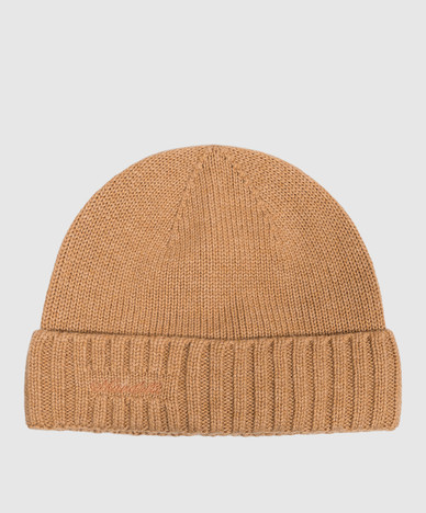 Brown cashmere hat