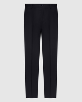 Stefano Ricci Blue wool pants M1T80A0000W610