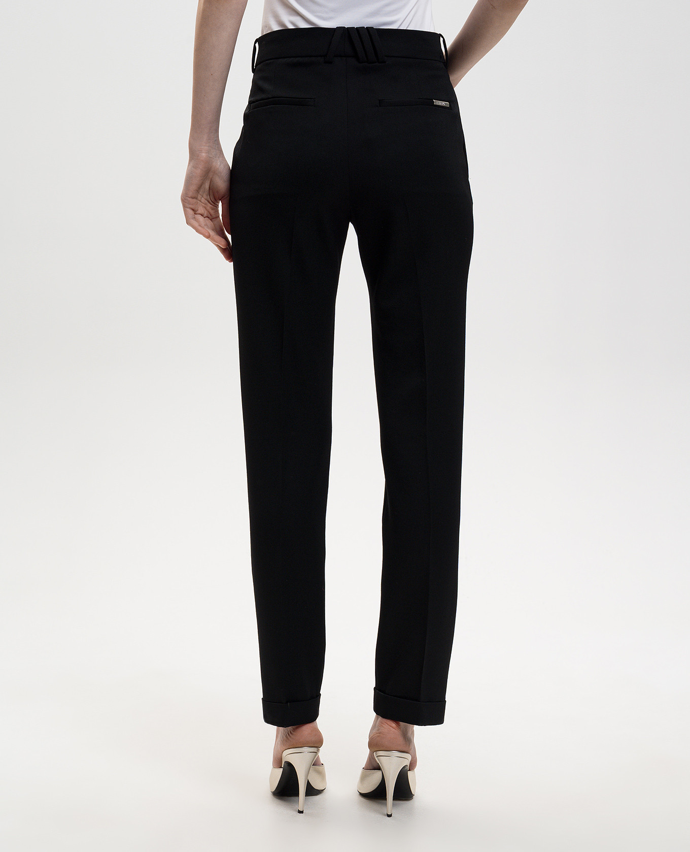 Black wool pants The Attico 4