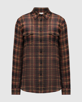 Saint Laurent Checked wool shirt 838723Y26ZA