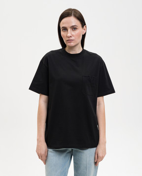 Valentino Black cotton T-shirt 8V0MG16IBGP