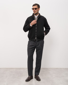Brunello Cucinelli Dark gray wool pants ME226E1710
