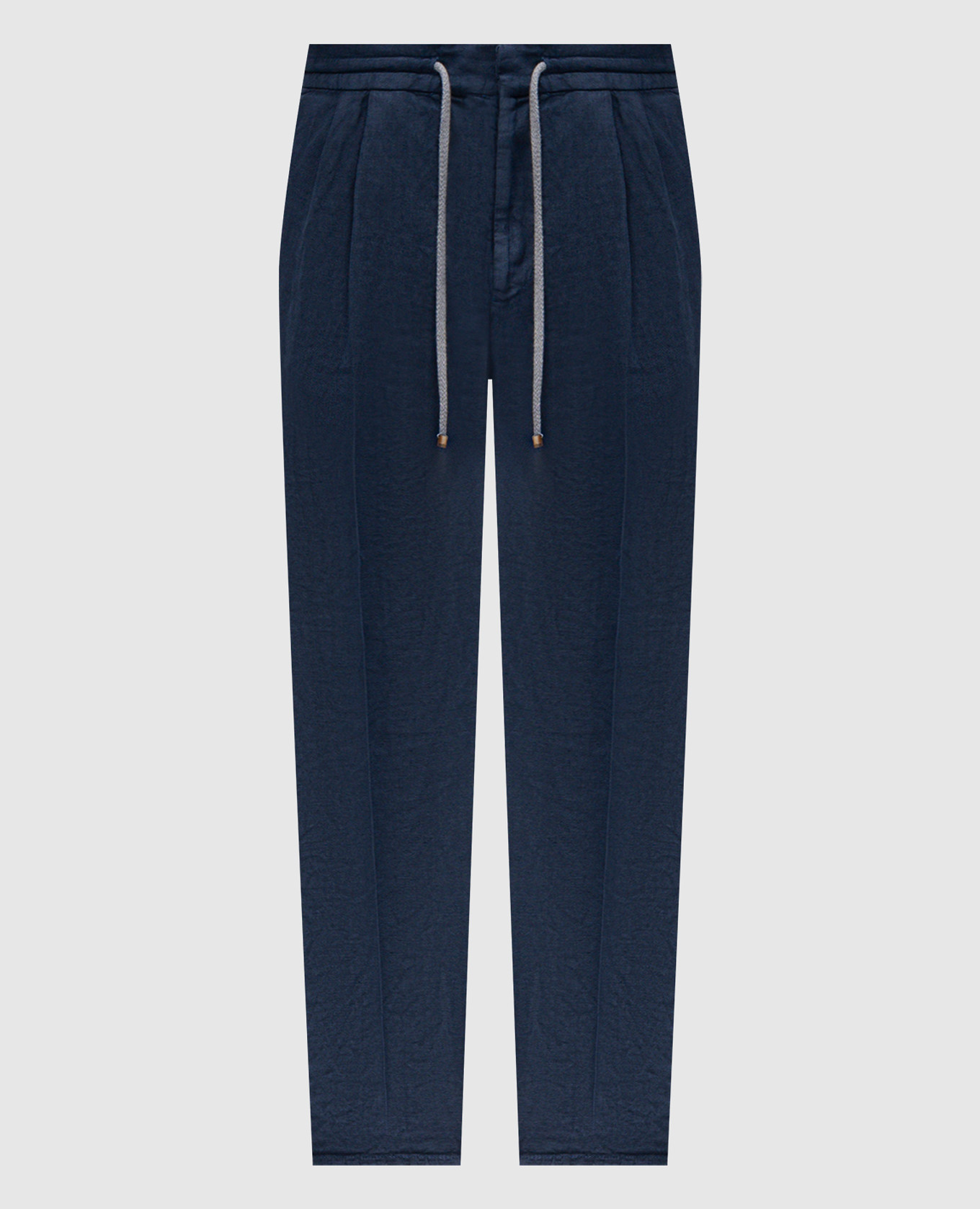 Blue linen pants