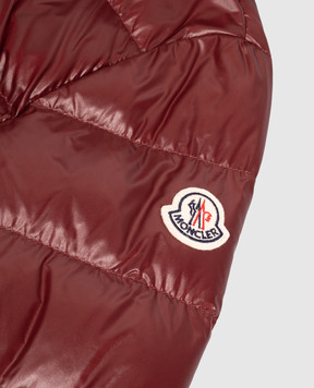 Moncler ENFANT Aubert children's brown down jacket L29541A00035597Z8