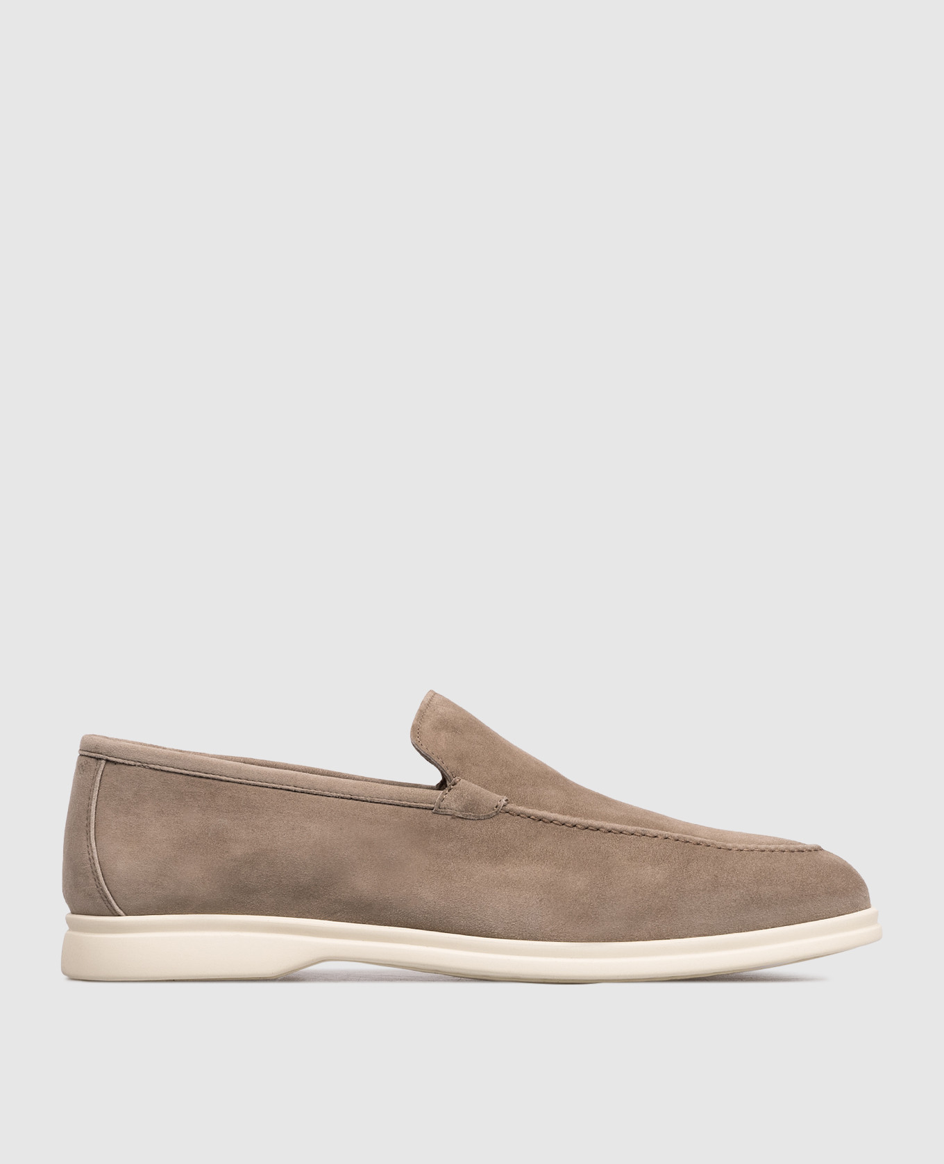

Brown suede loafers Pini Parma