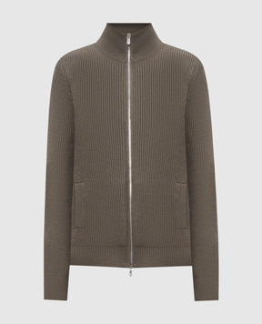 Brunello Cucinelli Khaki cardigan MNI709716