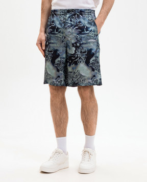 Off-White Land&Sky blue shorts 44XCB092S26F004