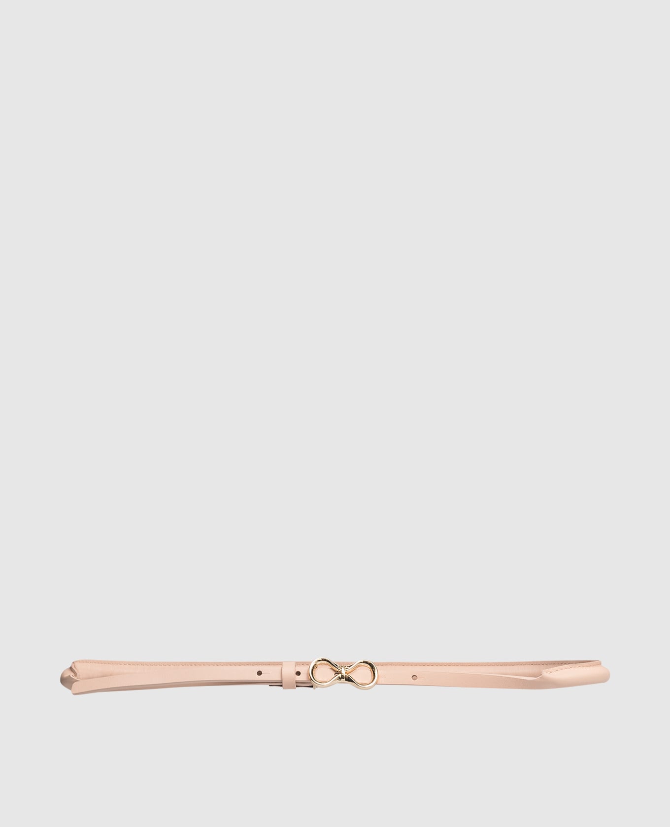 Pink leather belt