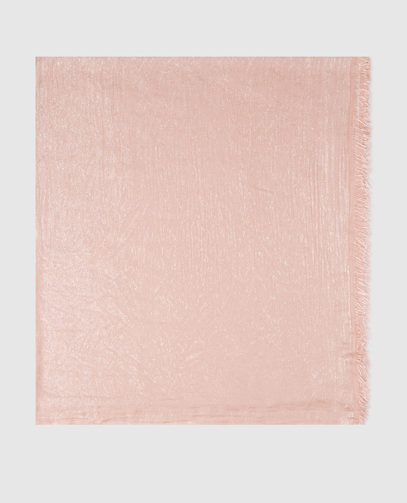 Beige scarf with wool