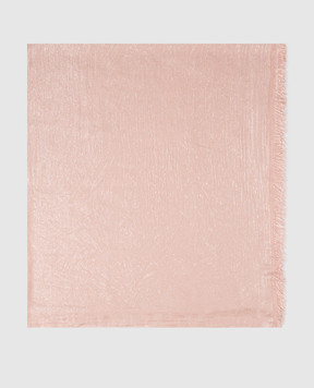 Peserico Beige scarf with wool A31550C0CC890