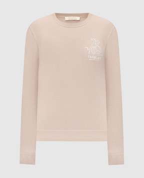 Trussardi Beige sweater with embroidery M0628000067NMK628K09
