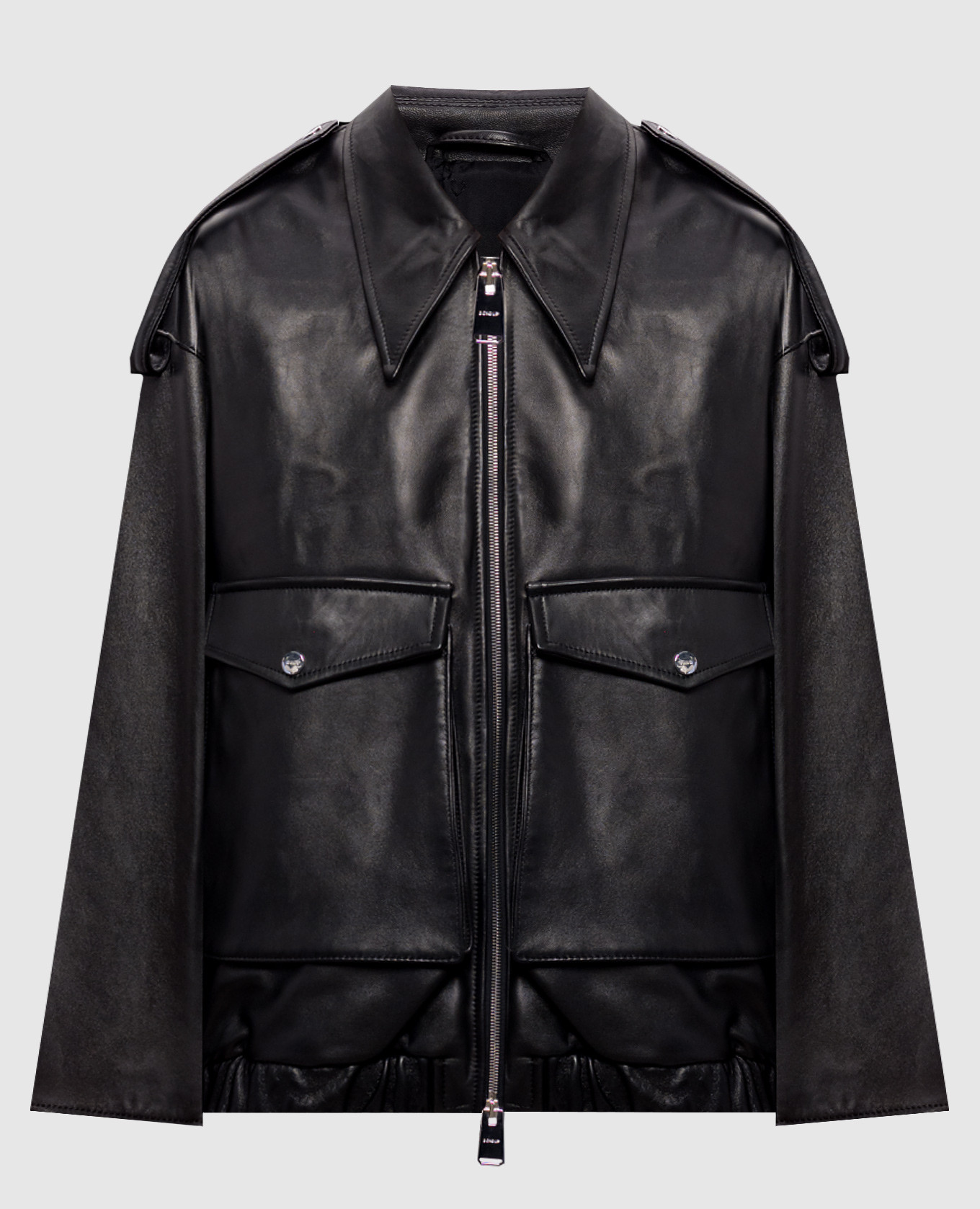 

Black leather jacket Dondup