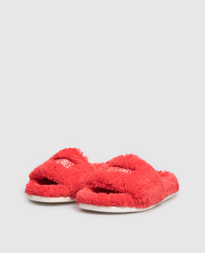 Maison Margiela MM6 Children's red flip-flops with logo 823932835