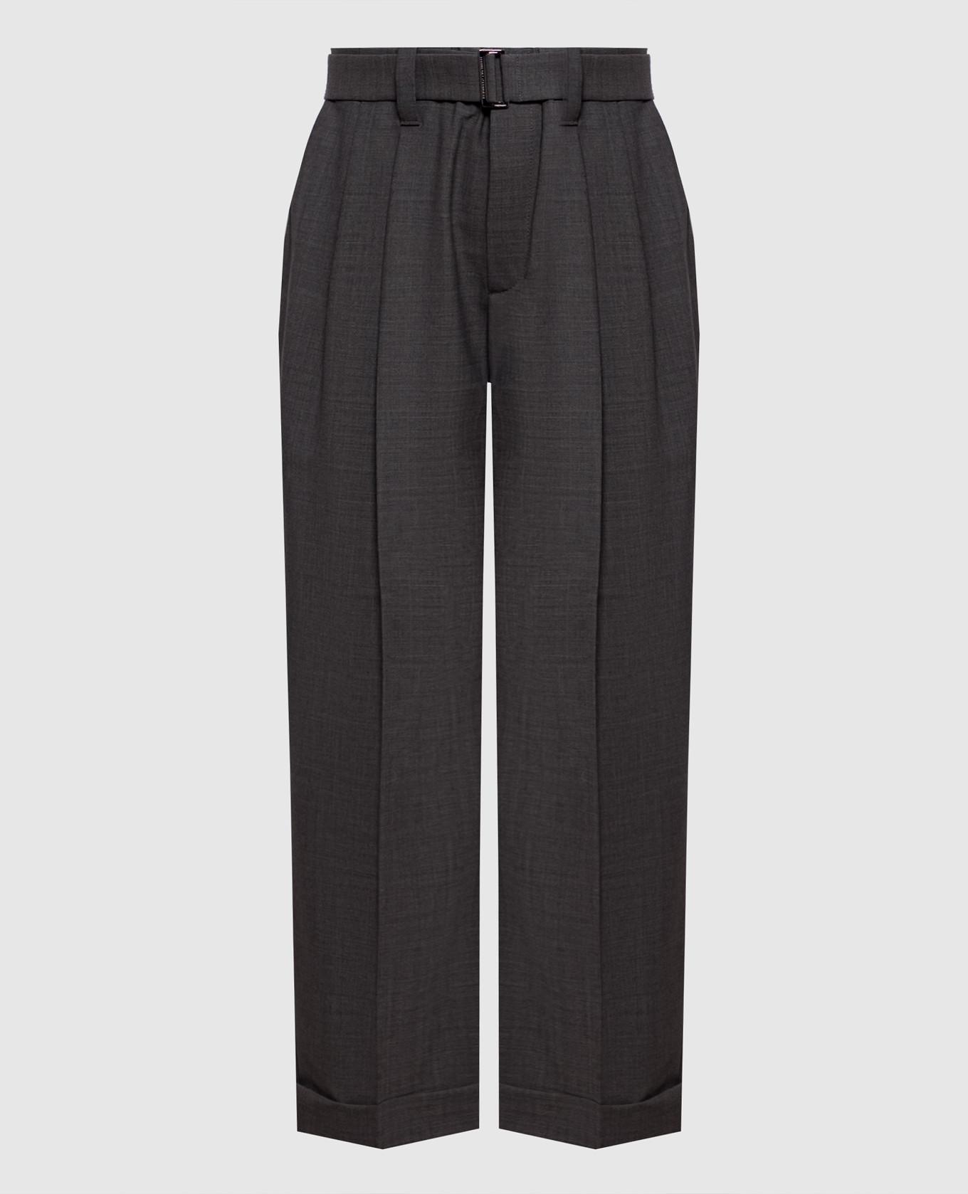 Gray pants with wool