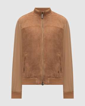 Stefano Ricci Brown combination jacket MDJ61001905911