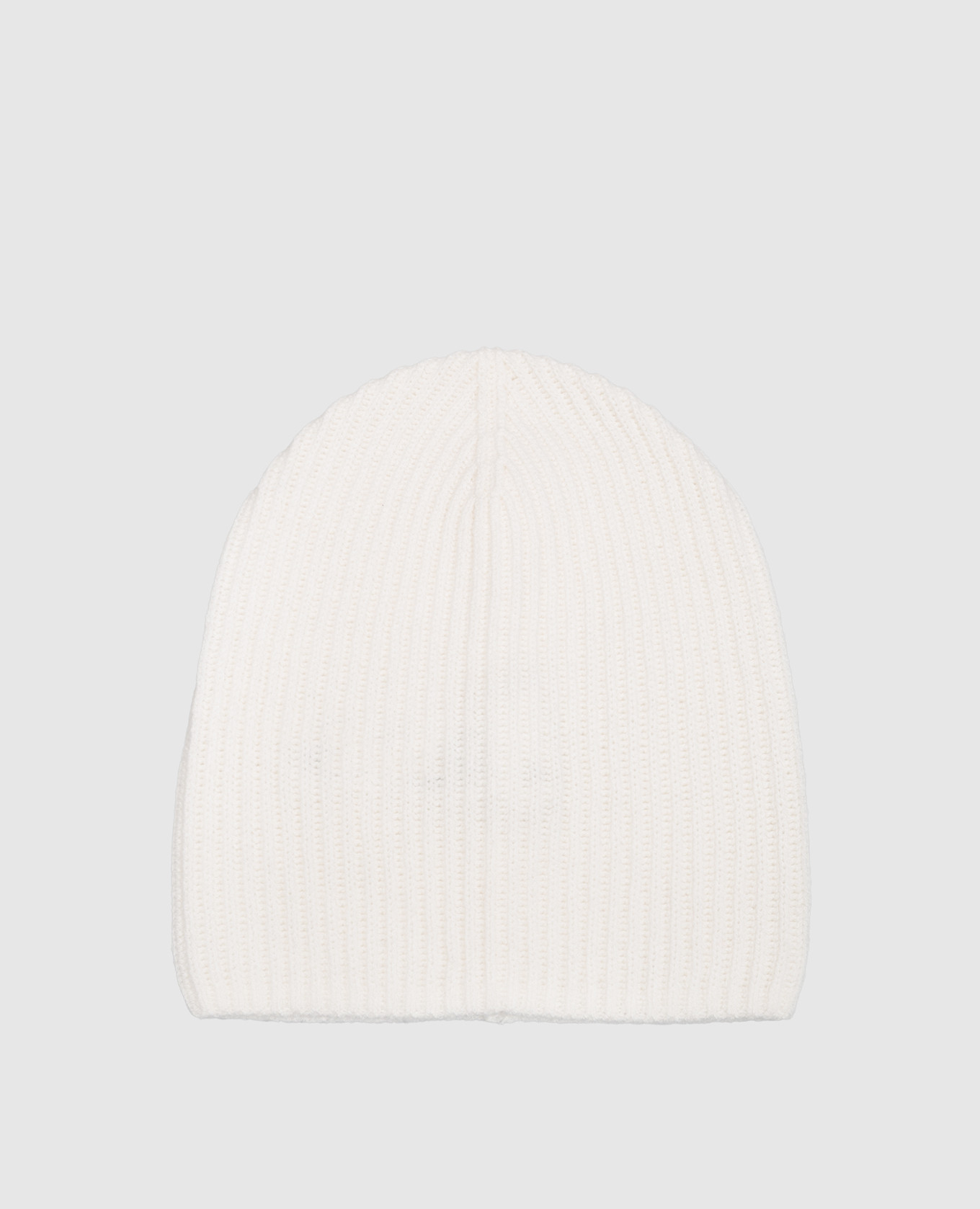 Ivory cashmere hat