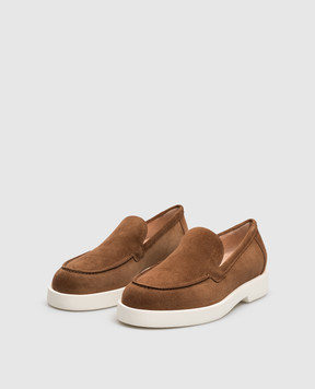 AGL Andrea brown suede loafers ANDREA