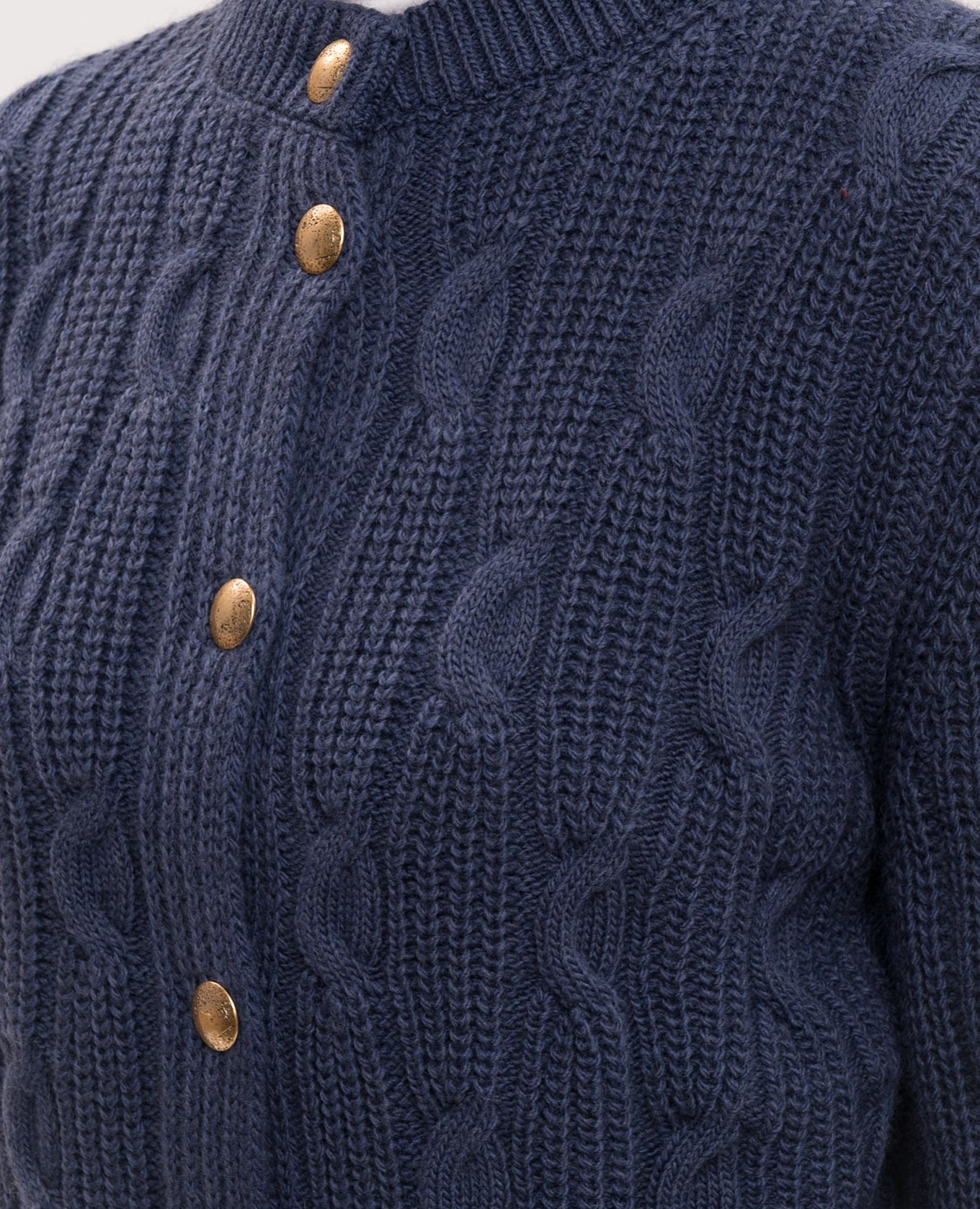 Blue cardigan with wool Twinset 5