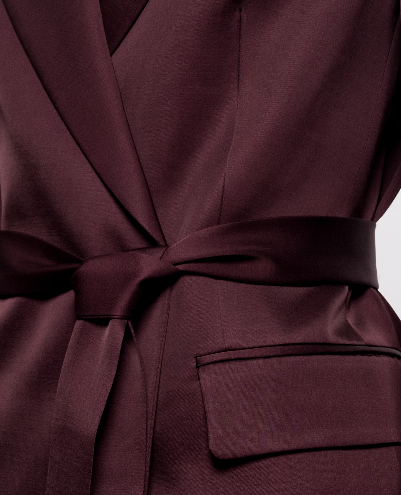 Purple jacket with belt Peserico 5