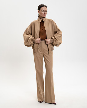 Gabriela Hearst Brown Wynne jacket 3265025T134