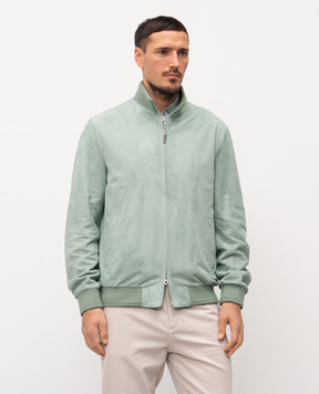Stefano Ricci Green suede jacket M7J5100290SUEJI3