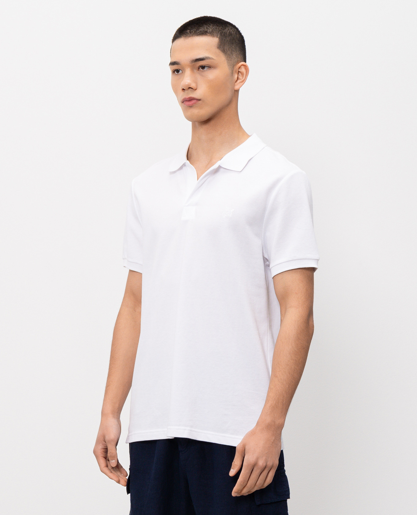 

Palatin white polo shirt with embroidered emblem Vilebrequin