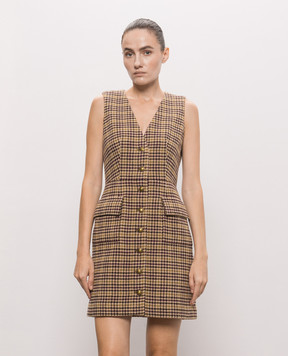 Twinset Mini dress with patterned wool 262LI2BEE
