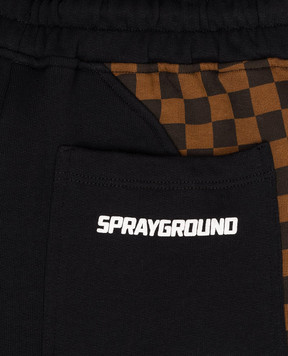 Sprayground Kids' black Get Out shorts SPY1426EBLK