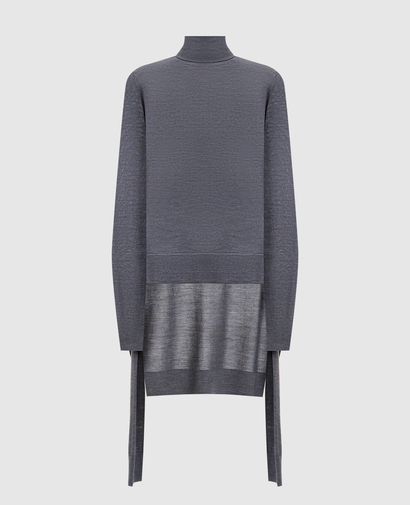 

Gray wool and silk golf Toteme, Grey