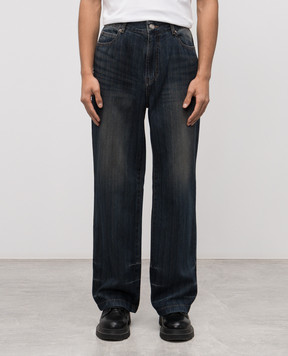 Juun.j Blue jeans with a worn effect JC5821PD4P