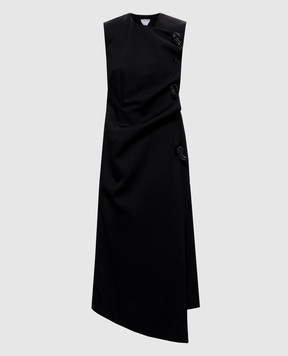 Bottega Veneta Black wool dress 873842V6DB0