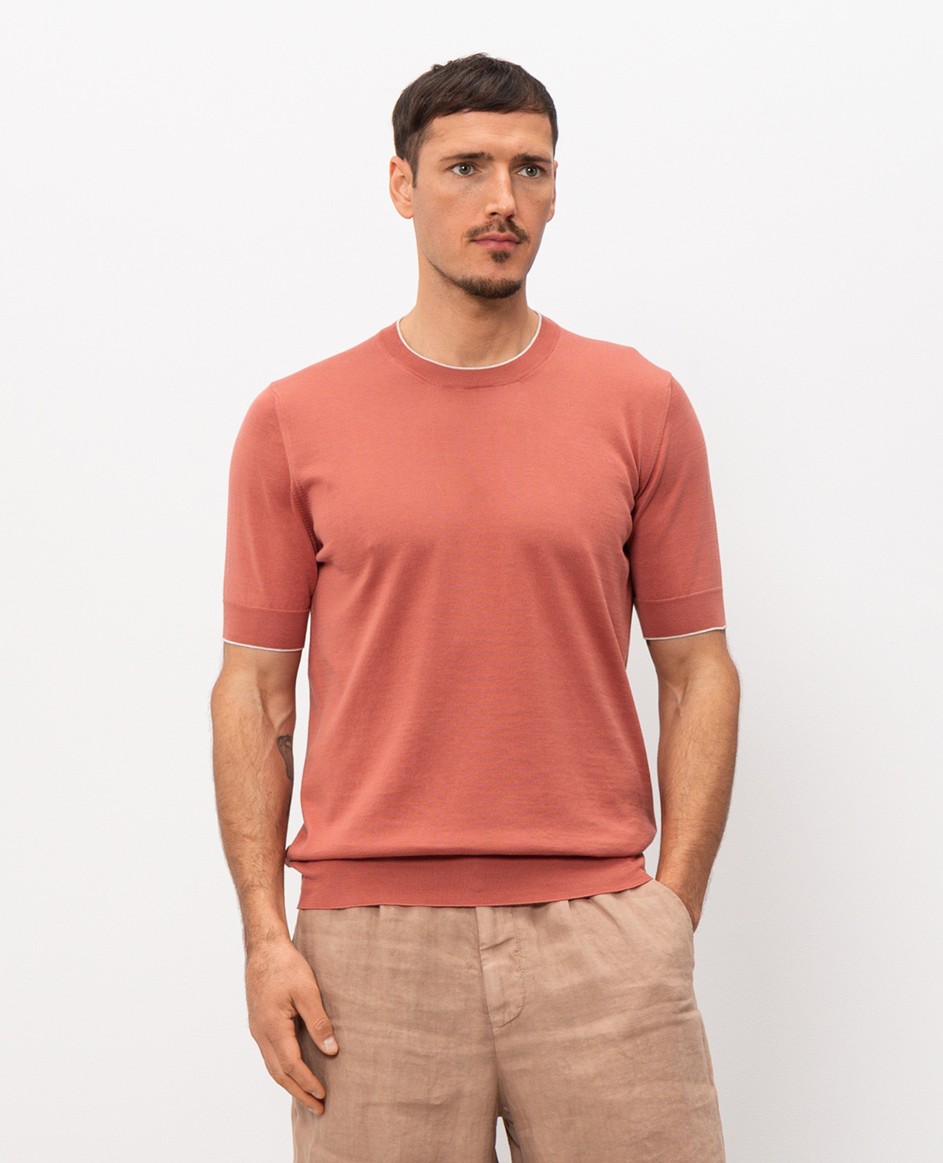 Pink T-shirt Brunello Cucinelli 3