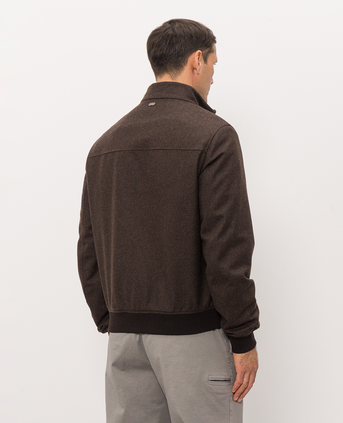 Brown cashmere jacket Agnona 4