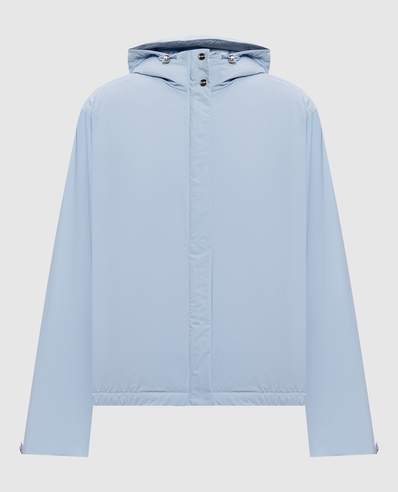 Blue jacket with hood Herno